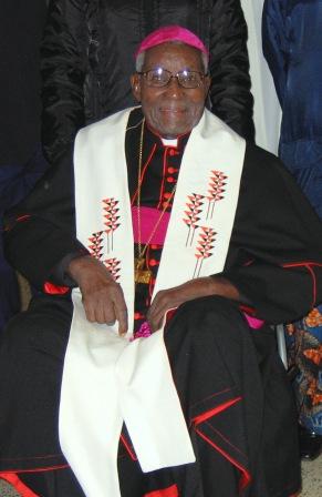 Bisschop Dery op het moment dat hij Kardinaal werd benoemd.