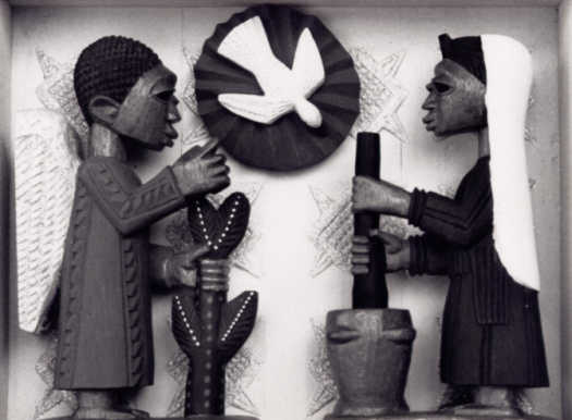De aankondiging, Tanzaniaanse artist.
