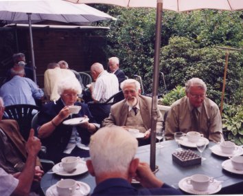 Ans Degenhart (zus van Louis) Leo Delemarre, Hans Pauwels.