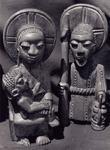 Kerstgroep Atelier Piet van Asten+ Nigeria