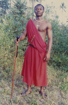 Timothy de Ghanese student in Dar Es Salaam
