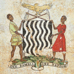 Het wapen van Zambia. © wikipedia
